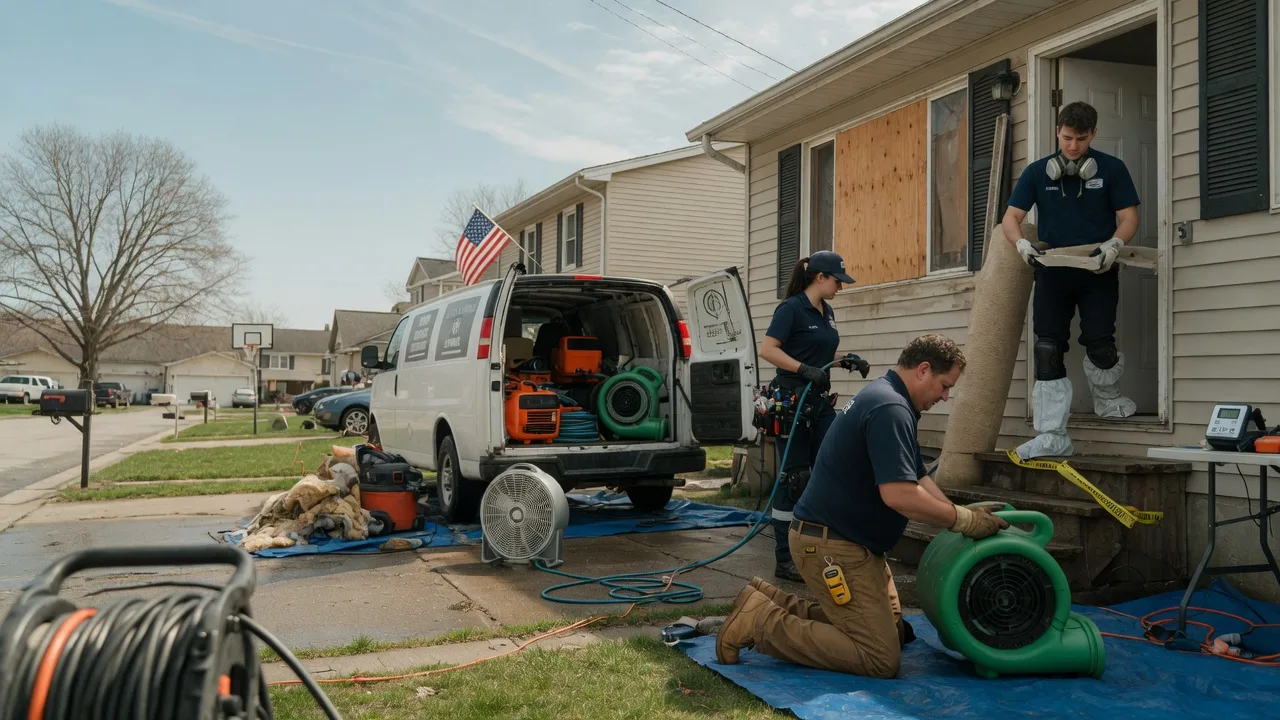 Water Damage Restoration in Shadyside, OH near me